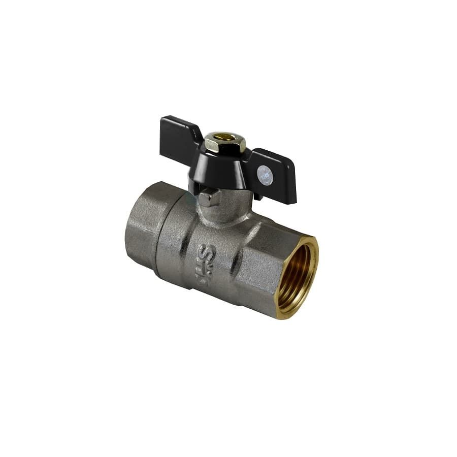 Сферичен кран Т-ръкохватка THS Thermostyle PN40 пълен отвор 1/2'' ЖЖ