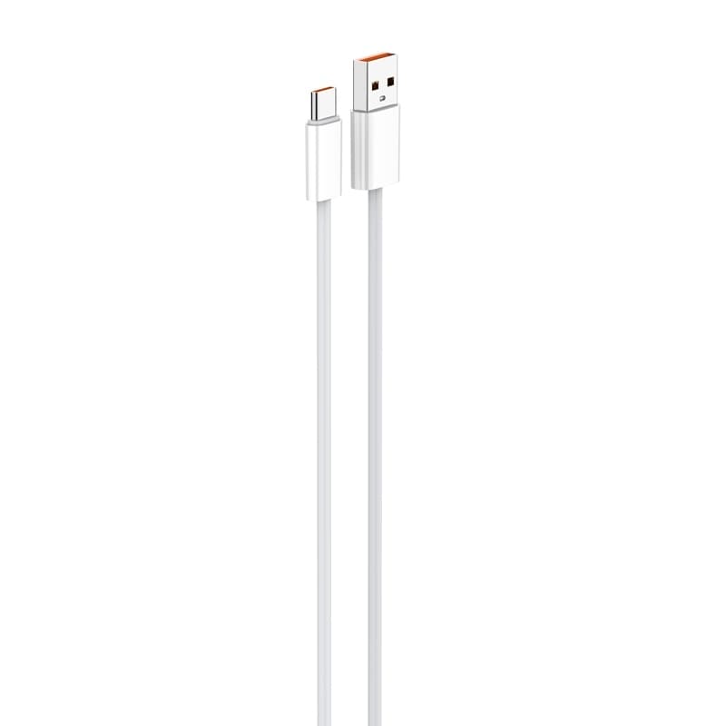 Кабел за зареждане и данни LS892 USB-A / Type-C 25W бял 2 м