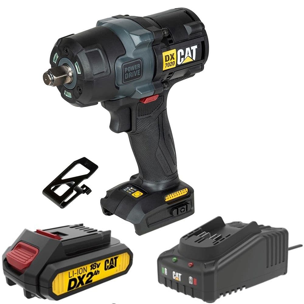 Акумулаторен гайковерт CAT DX7020B 18V 700Nm с батерия и зарядно