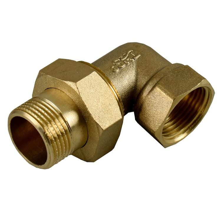 Месингов ъглов радиаторен холендър THS Thermostyle 1/2''