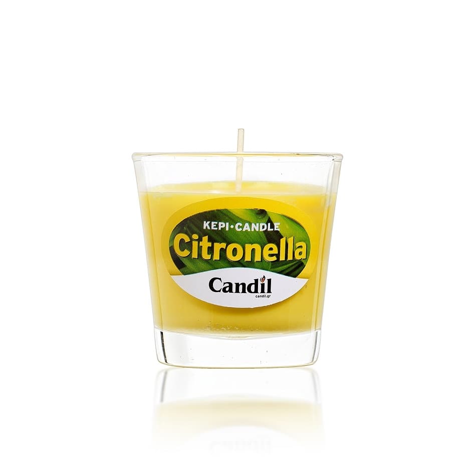 Свещ в буркан Citronella 6,4x6,4x6 см