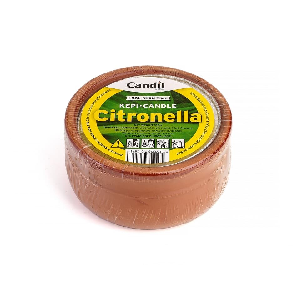 Свещ Citronellа NO2 / 10x10x4,7 см