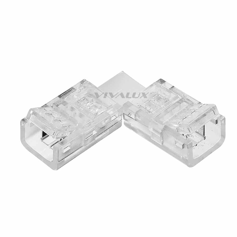Свързващ елемент ъгъл за COB LED лента 8мм 2 броя