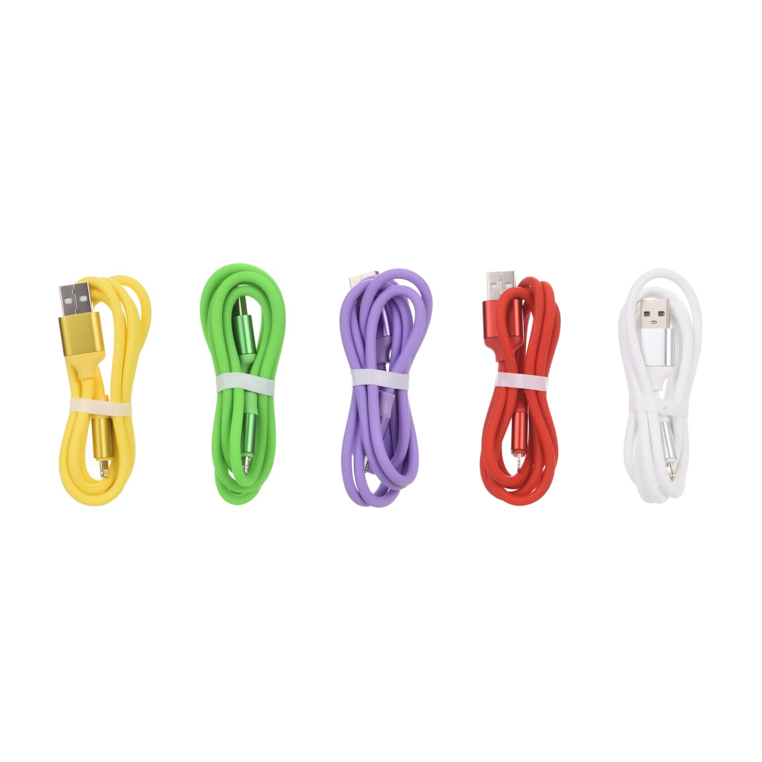 Кабел USB/Lighting 2А Tekmee силиконов 1м