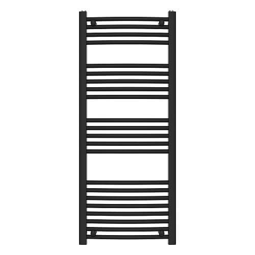 Стоманена лира за баня Cascada Oval 500/1200мм 617W черен мат