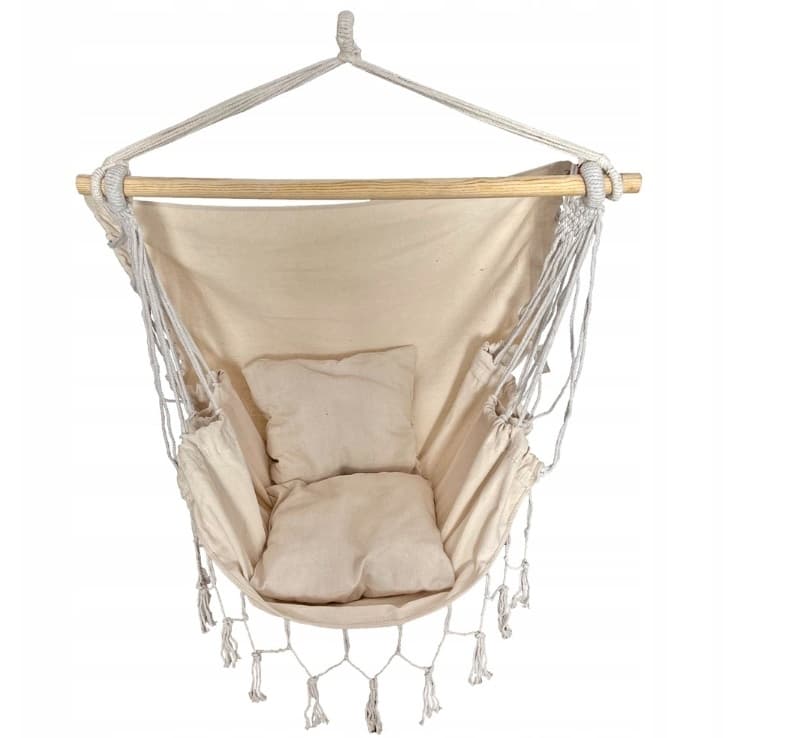 Хамак-стол с възглавница HAM3316 Beige 100х130см