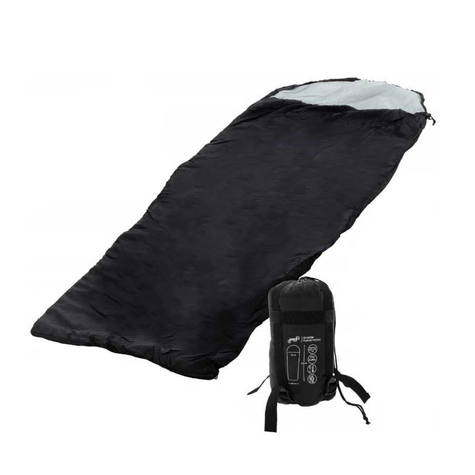 Спален чувал Mummy Travel CAM9363 черен 215х75см