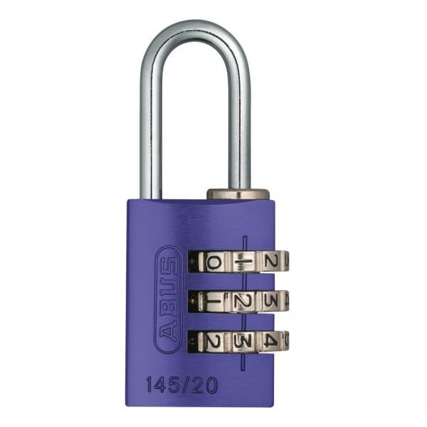 Катинар с механичен комбинатор Abus 724/20 лилав