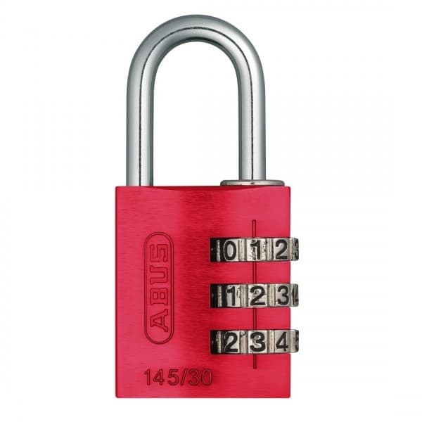 Катинар с механичен комбинатор Abus 724/30 червен 