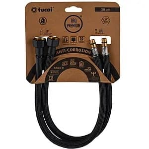 Гъвкава връзка Tucai ACB 50см Ж 3/8'' х М10 L15.5 черен мат 2 броя