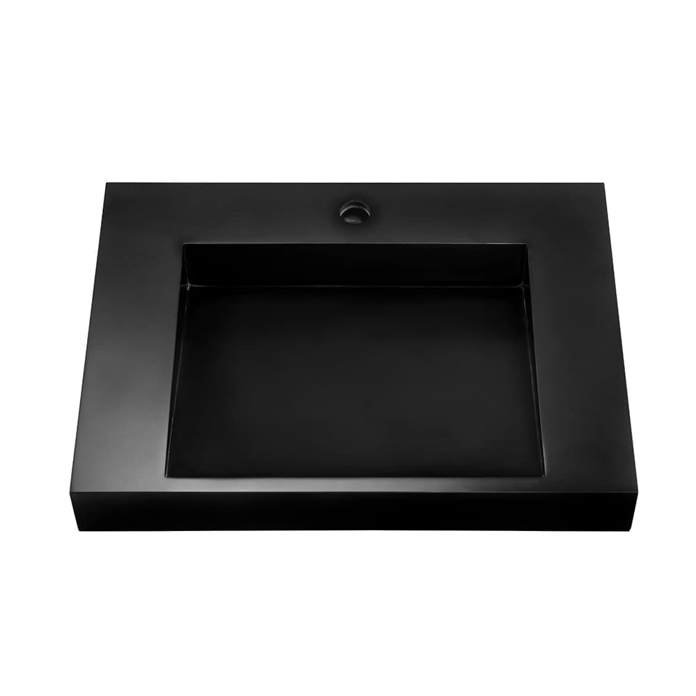 Стенен композитен умивалник KKR-610 черен 