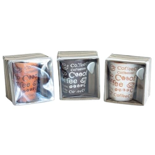 Чаша с керамична лъжица Coffee Т14-17 / 250мл