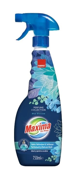 Омекотител спрей за сушилня Sano Maxima Сини Цветя 750мл
