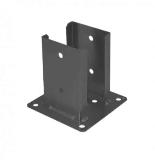 Подпора за греда Domax PSPD 91x150x2мм черна