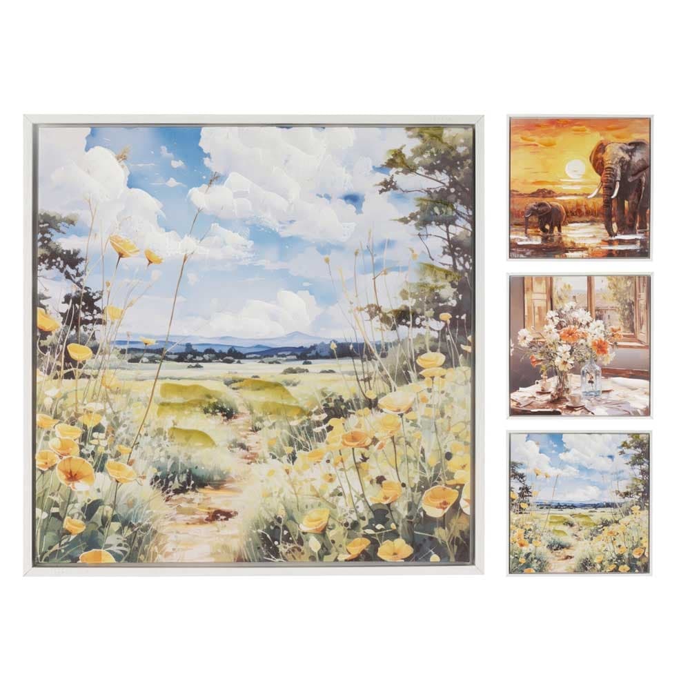 Картина с дървена рамка 51x51см