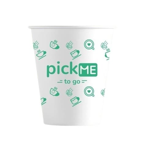 Картонени чаши PickMe 10 броя / 200 мл
