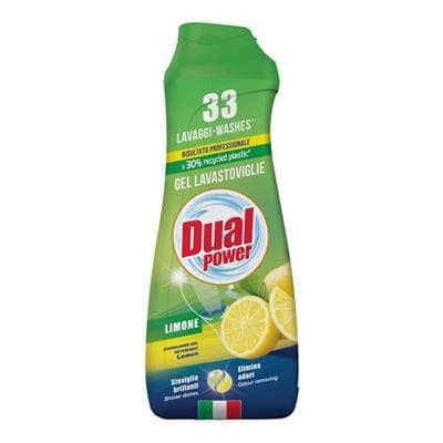 Гел за съдомиялна Dualpower Limone 33 дози / 660 мл