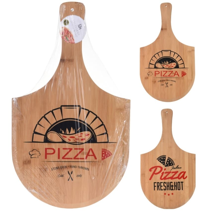 Дървена дъска Pizza 53х50см