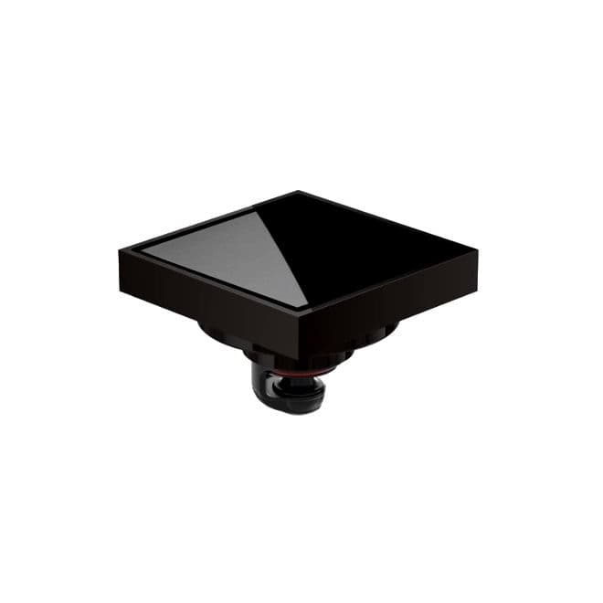 Точков подов сифон MAGdrain Duo WC02C8-P Black pearl 100x100мм / ø50мм