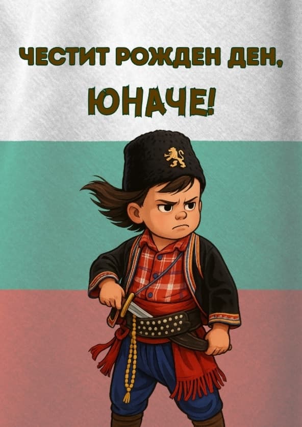 Картичка Честит Рожден Ден юначе