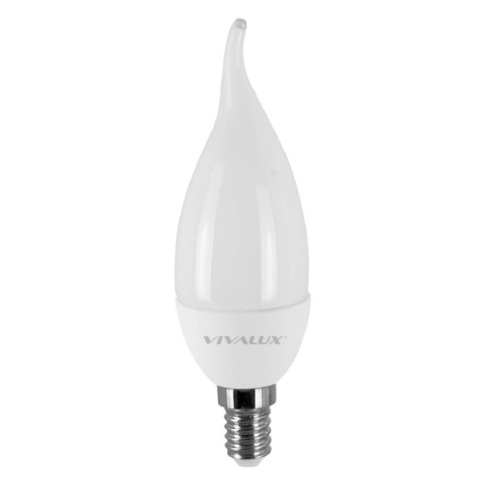 LED крушка пламък Vivalux E14 5W 4000K