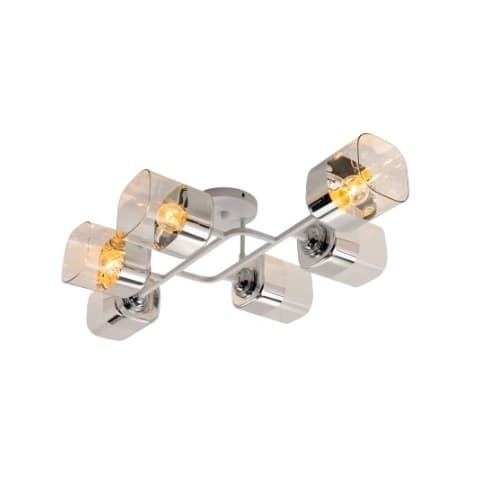 Осветително тяло Ziel Lighting SE-C3024/6 Е27 бял / хром 6х60W