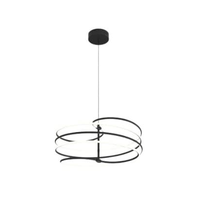 Осветително тяло Ziel Lighting SE-P2933/50 LED черно ø50х12см