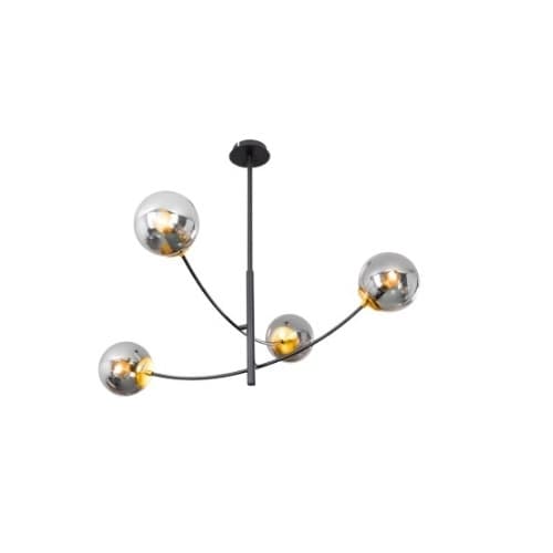 Осветително тяло Ziel Lighting SE-P3058/4 Е27 черно 4х60W