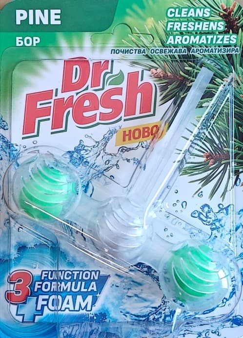 Ароматизатор за тоалетна Dr. Fresh Pine топчета