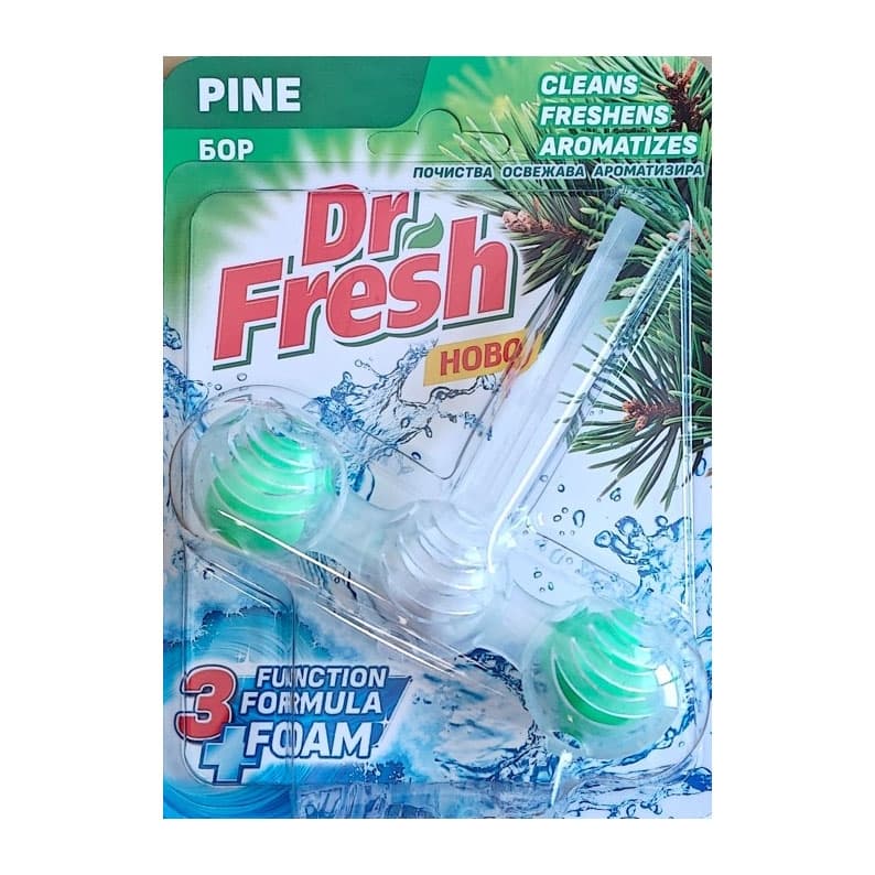 Ароматизатор за тоалетна Dr. Fresh Pine топчета