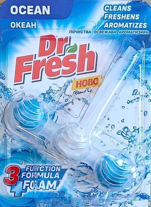 Ароматизатор за тоалетна Dr. Fresh Ocean топчета