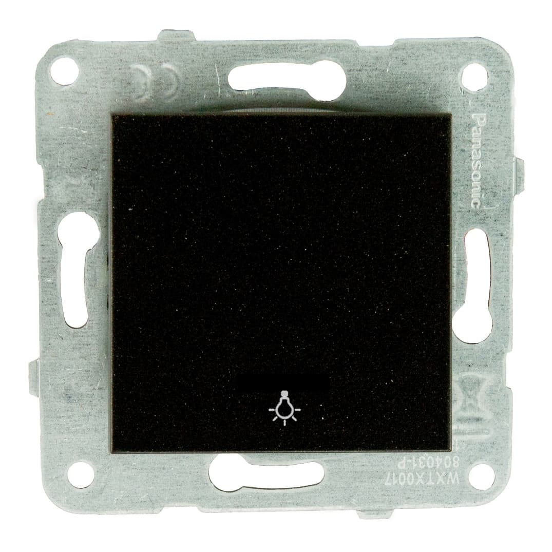 Стълбищен ключ Panasonic Karre Plus WKTT00162BL черен 