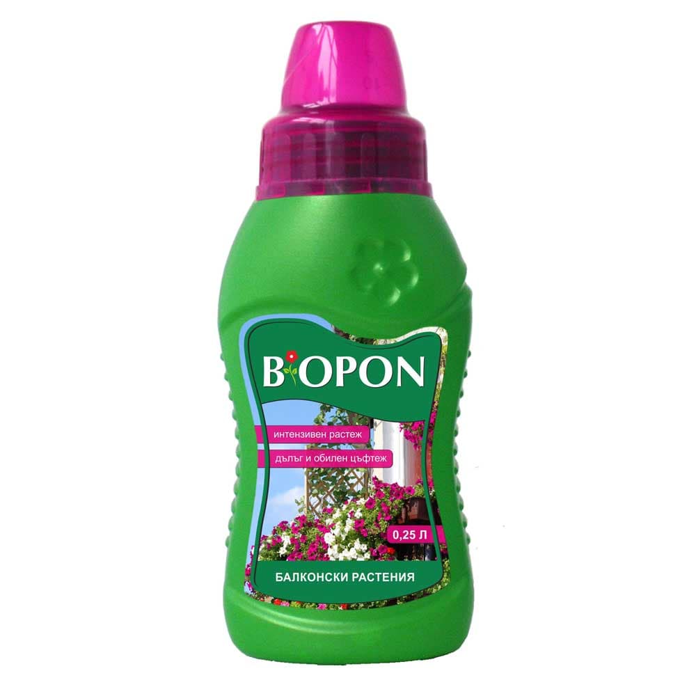 Течен тор за балконски растения Biopon 250мл