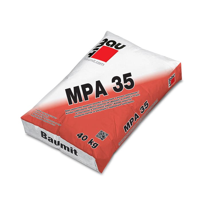 Варо-циментова суха мазилка Баумит MPA 35 / 1мм / 40кг