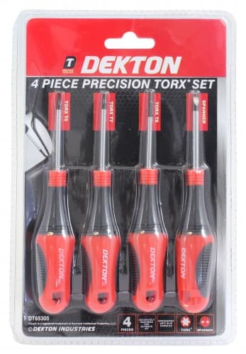 Комплект отверки TORX 4 броя