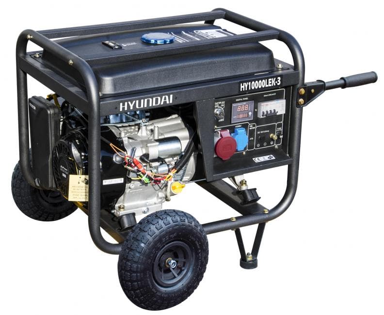 Мотогенератор трифазен HYUNDA HY10000LEK / 3 - 10,25 kVA, ел. стартер