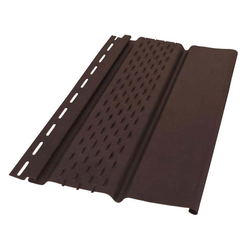Обшивки за стрехи Soffit перфориран панел кафяв 3м