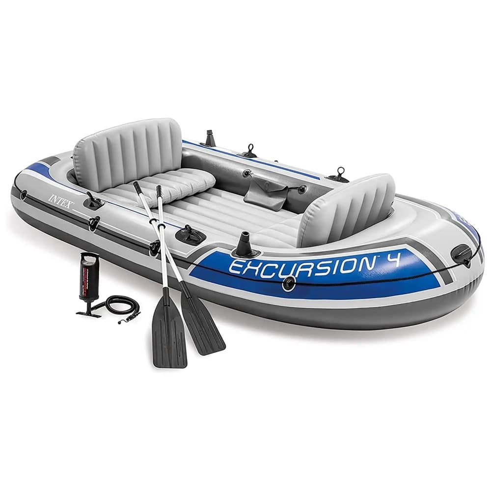 Надуваема лодка Intex 68324 Excursion 4 set 400кг