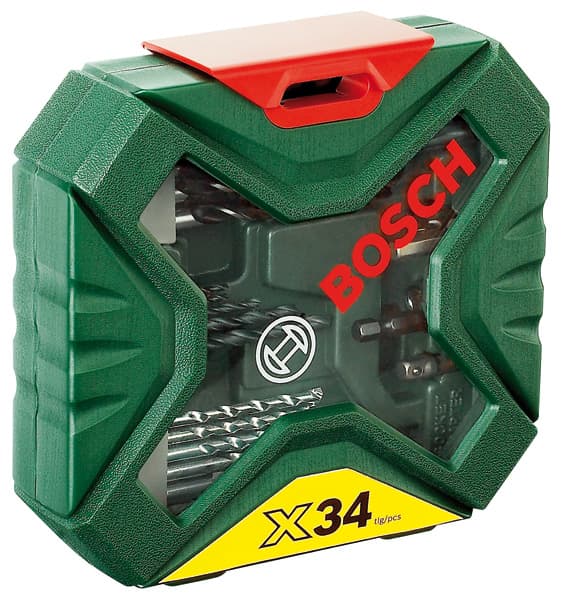 Комплект консумативи Bosch X-Line Classic ø2-8мм 34 части
