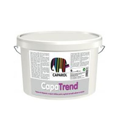 Миещ се интериорен латекс CapaTrend бял 15л