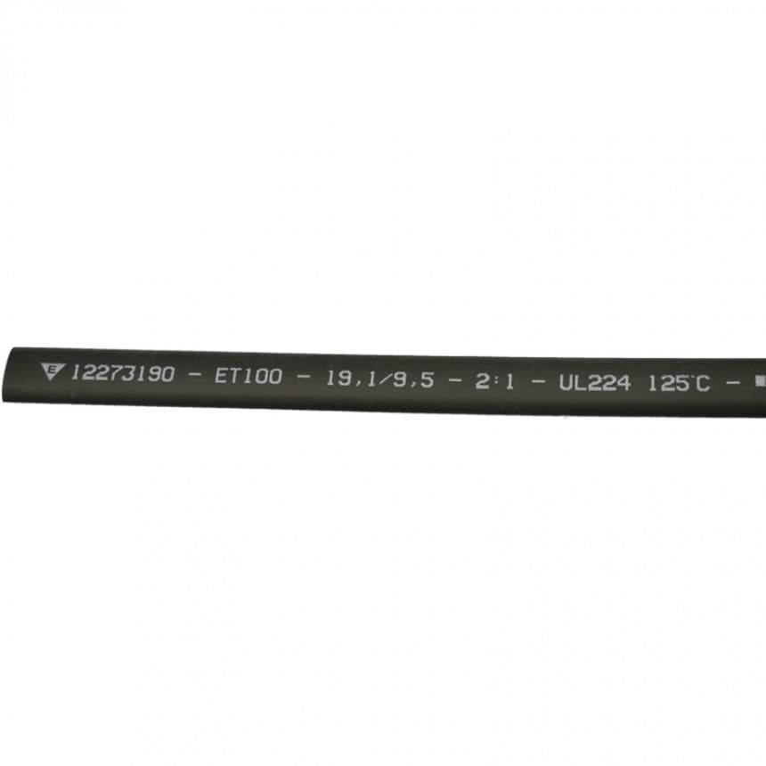 Термосвиваем шлаух Elematic ET100 12273190 черен ø19.1/9.5мм 1м