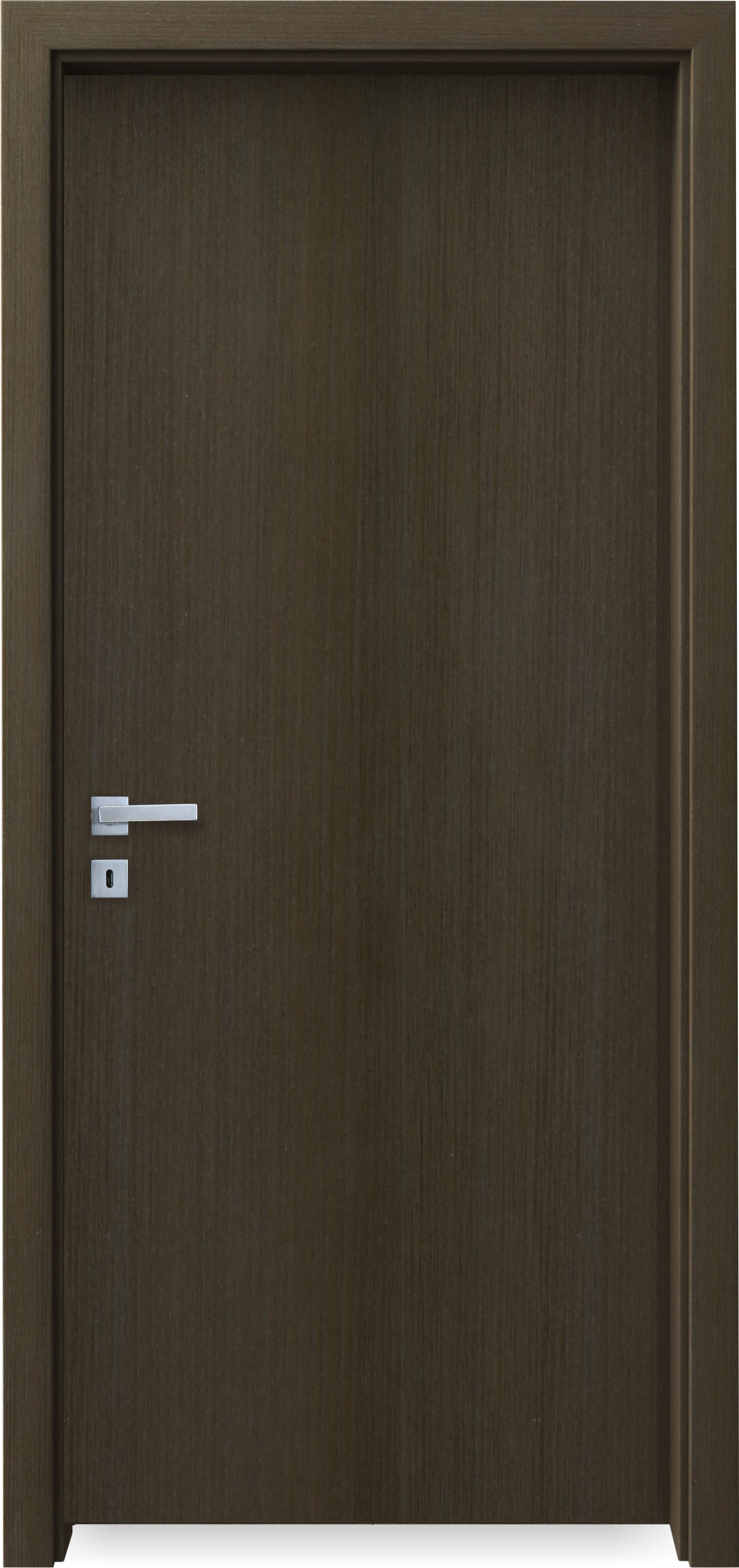 Интериорна врата лява 87x200см черен дъб