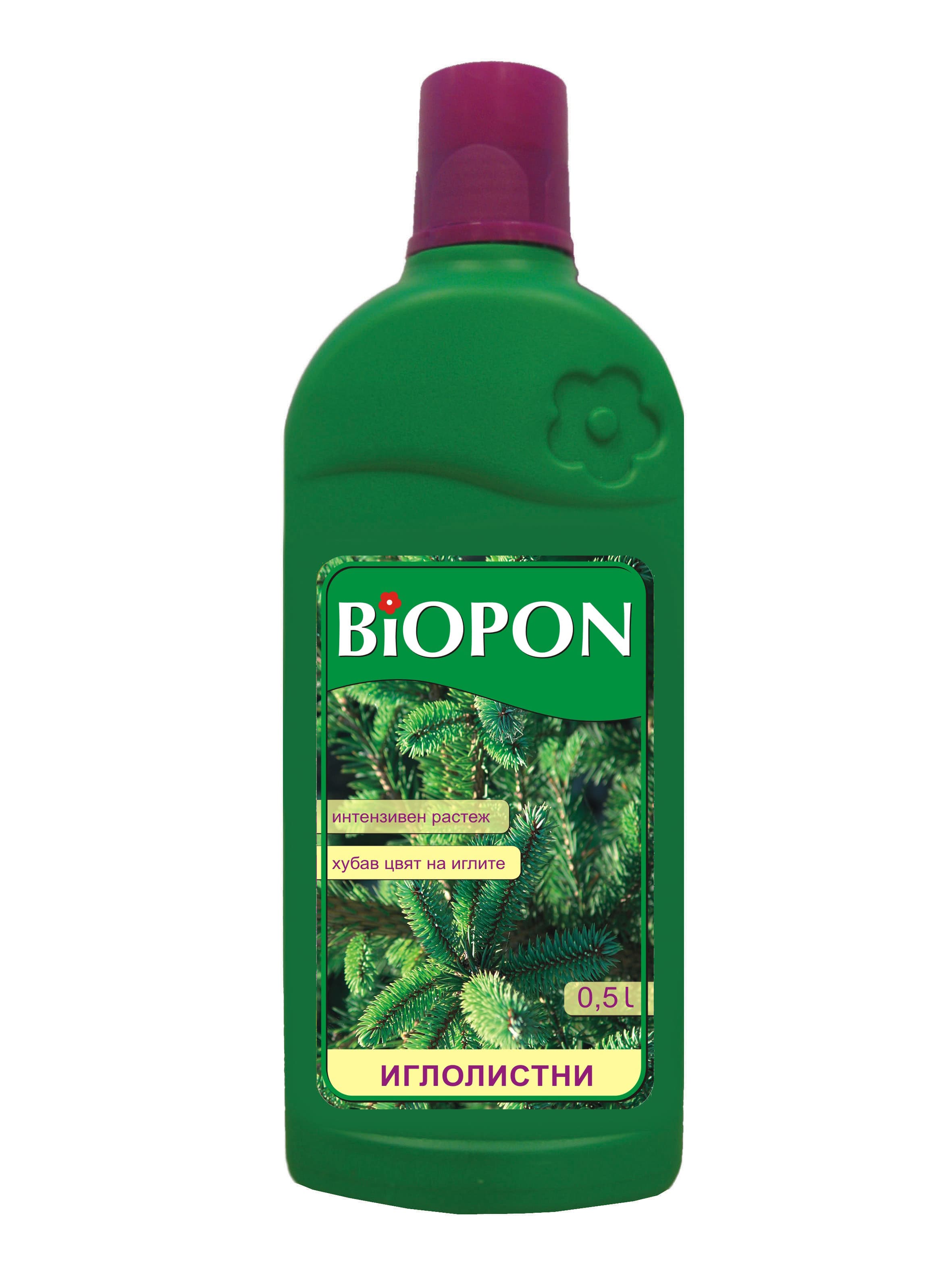 Tечен тор за иглолистни Biopon 0.5л