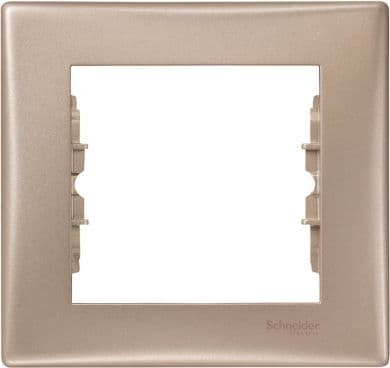 Единична рамка Schneider Sedna SDN5800168 титан 