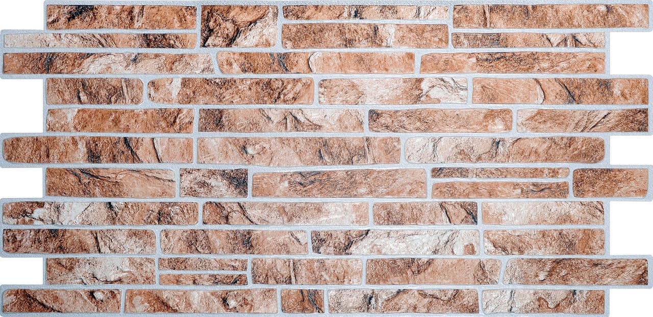 PVC панел за интериорна декорация 0,4 Stone Slate Yellow 0173-10Ж