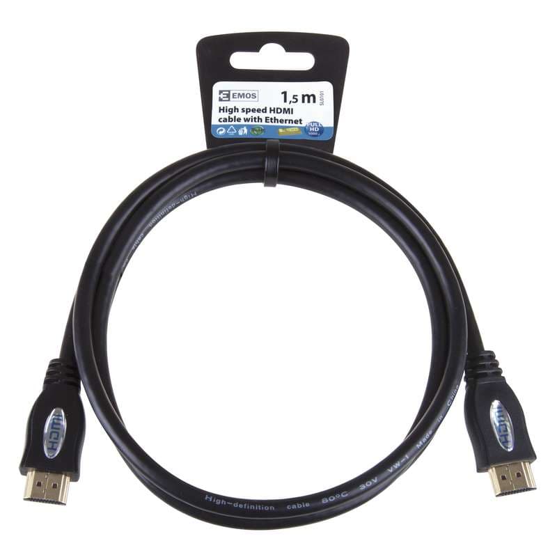 HDMI кабел Emos SL0101 / 1.5м