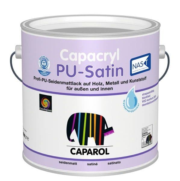 Акрилен полиуретанов лак Capacryl PU-Satin база М / 2.5л