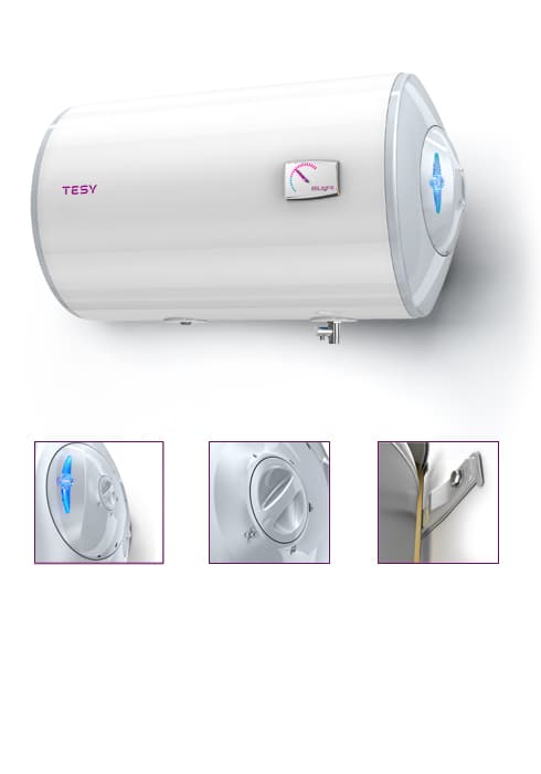 Хоризонтален бойлер Tesy GCHL 804430 B12 TSR 80л / 3000W
