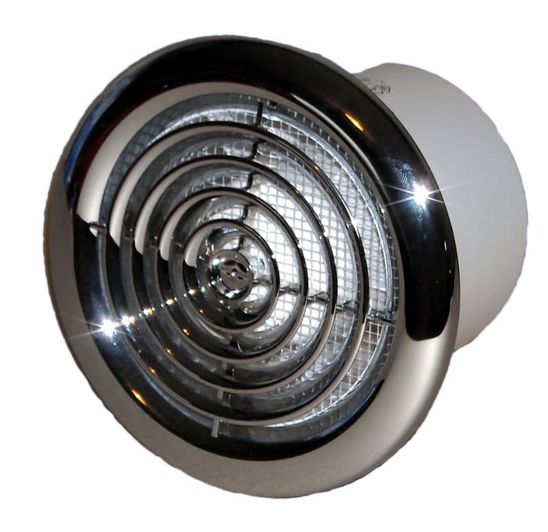 Вентилатор Vents 125 PF хром / 16W