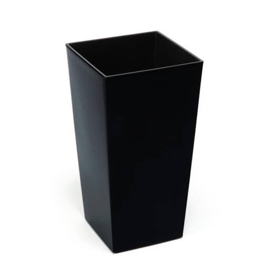 Кашпа Finezia 40x40см черна